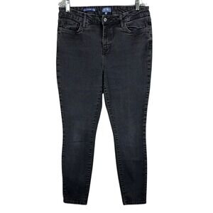 NYDJ Women's‎ Skinny Jeans High Rise Size 14 Black Denim Lift Tuck Technology